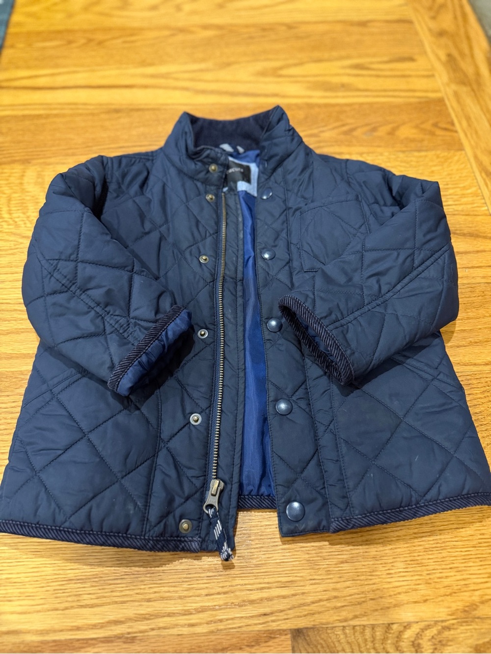 Boys Crewcuts Quilted Moto Jacket- 3T